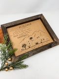 Little Bethlehem Stitched Sign