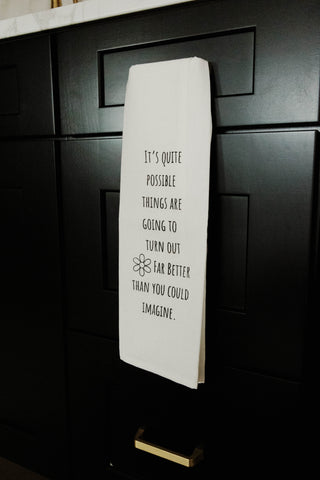 It's Quite Possible Tea Towel