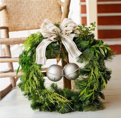 Galvanized Silver Bell