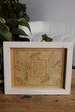 Blessed is the Man Holiday Stitched Sign