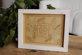 Blessed is the Man Holiday Stitched Sign
