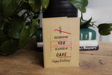 Celebrating You (Birthday Cake) Greeting Cards