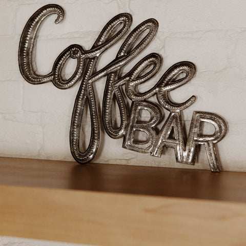 Coffee Bar Metal Art