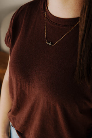 Mini Cross Necklace