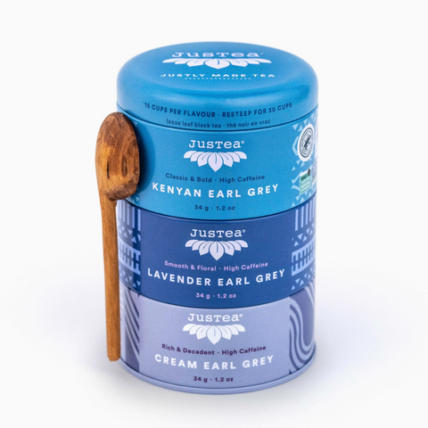 Earl Grey Tea Trio Tin & Spoon