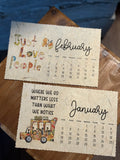 Just Love People 2025 Calendar