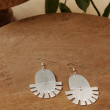 Aluminum Sunrise Dangles Earrings