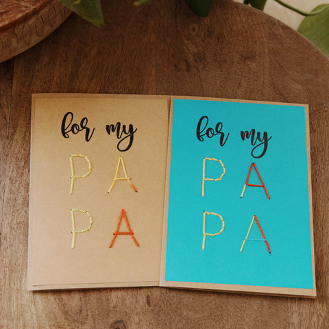 For My Papa Greeting Cards