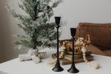 Gemini Hand Forged Candle Stand Set