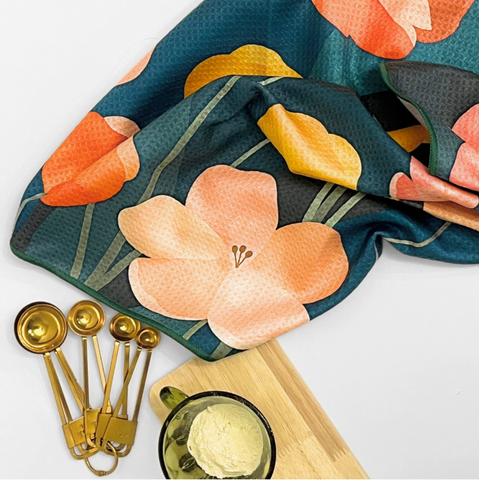 Recycled Microfiber Waffle Tea Towel