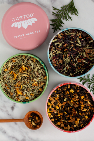 Holiday Tea Trio Tin & Spoon