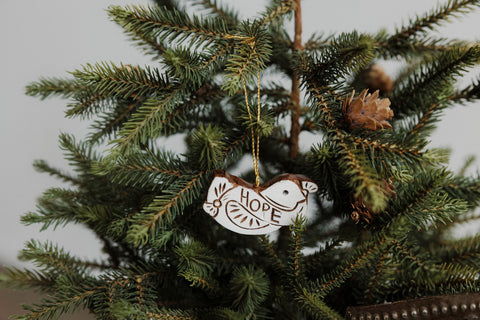 Wooden Hand Carved Ornament