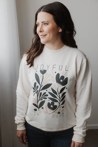 Joyful in Hope Crewneck