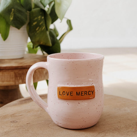 Love Mercy Word Mug