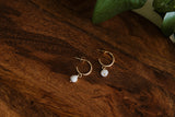 Majok Huggie Hoop Earrings
