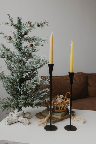 Phoenix Hand Forged Candle Stand Set