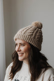 Wayra Cable Pom Beanie