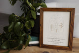 Earth has No Words Stitched Sign