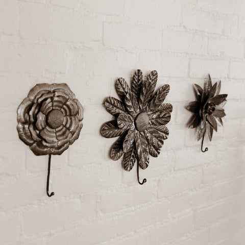 Spring Flowers Metal Art