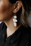 Stacked Stone Earring