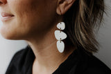 Stacked Stone Earring
