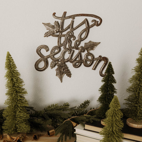 ‘Tis the Season Metal Art