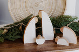 Handmade Wooden Nativity Set
