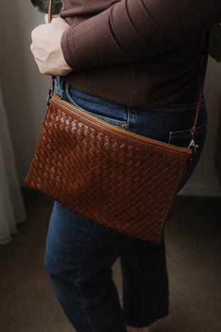 Woven Crossbody Bag