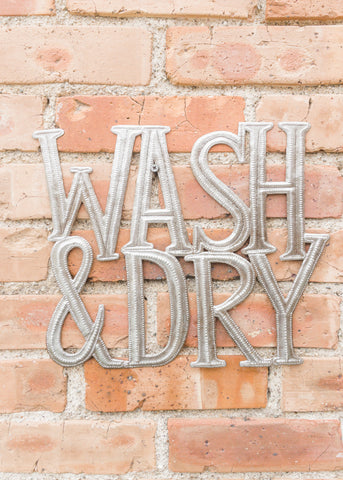 Wash & Dry Metal Art