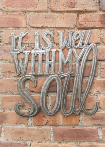 It Is Well With My Soul Metal Art
