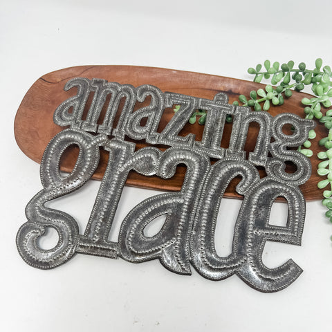 Small Amazing Grace Metal Art
