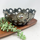 Funky Circle Metal Bowl