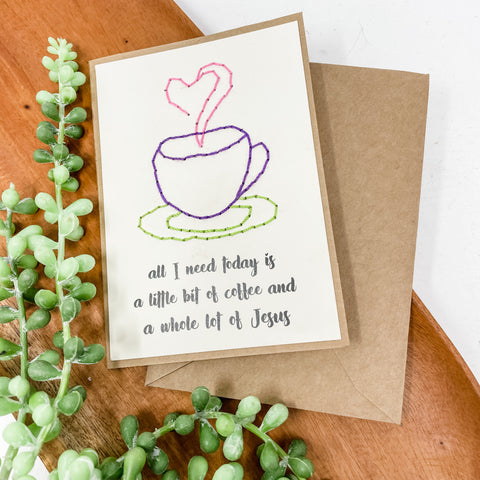 Coffee Themed Greeting Cards