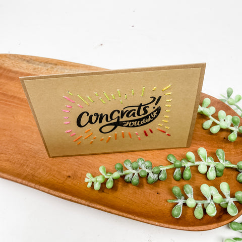 Congrats You Did It! Greeting Cards
