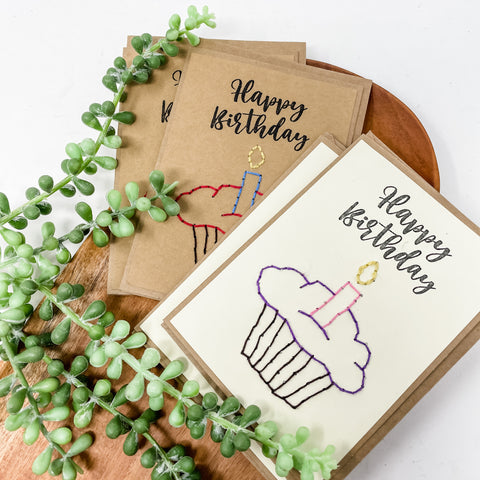 Birthday Cupcake Greeting Cards
