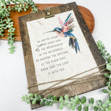 Freedom Birds Banana Paper Sign