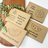 One in a Melon Fruity Greeting Cards