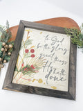 To God be the Glory Banana Paper Sign