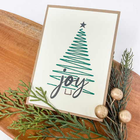 Joy Tree Holiday Greeting Cards