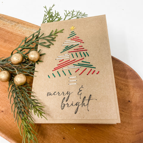 Merry & Bright Holiday Greeting Cards￼