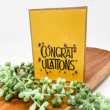 Congratulations with mini stars Greeting Cards