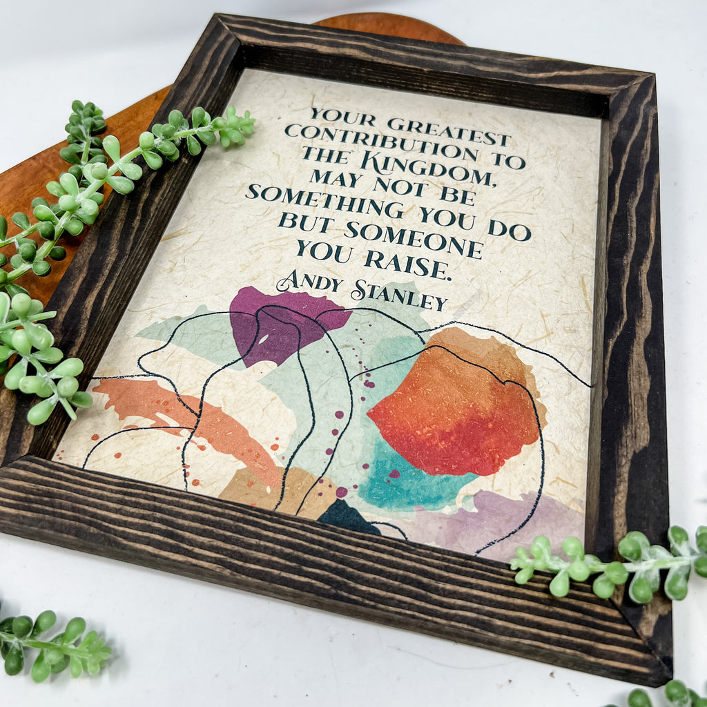 Greatest Contribution Banana Paper Sign – Rosies Boutique Haiti