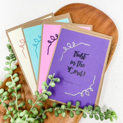 Trust in the Lord Greeting Cards