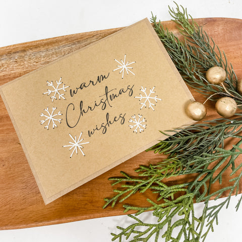 Warm Wishes Holiday Greeting Cards