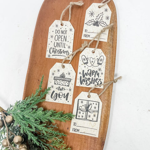 Warm Wishes Gift Tags